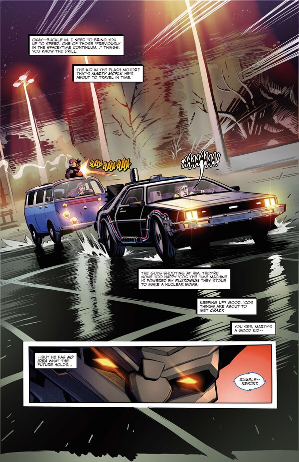 Transformers X Back To The Future Issue 1 Comic Book Preview  (4 of 8)